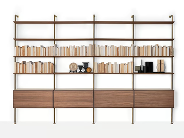 SAILOR - Floor-ceiling mounted bookcase by Living Divani - view 2